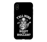 Carcasa para iPhone XS MAX ¿Les Importa si Hoot & holer? -Divertido búho Diciendo música Country