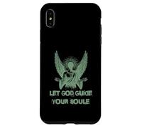 Carcasa para iPhone XS MAX Let God Guide Your Soul Ángel Alas Fe Espiritual