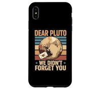 Carcasa para iPhone XS MAX Letra con Forma de corazón Vintage de Dear Pluto We Didn'T Forget You