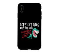 Carcasa para iPhone XS MAX Lets Eat Kids Punctuation Saves Lives Grammar Teacher Gift