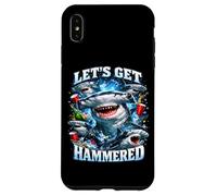Carcasa para iPhone XS MAX Let's Get Hammerhead Shark Pun Dad Joke