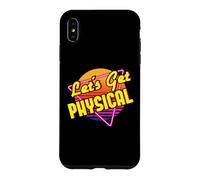 Carcasa para iPhone XS MAX Let's Get Physical 80s Fiesta de Disfraces Retro de los años Ochenta Entrenamiento