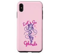 Carcasa para iPhone XS MAX Let's Go Ghouls para Halloween, Vaquera, Western, Pastel, gótico, Morado