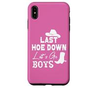 Carcasa para iPhone XS MAX Lets Go Girls Cowboy Women Last Hoe Down Bachelorette Party