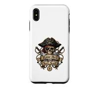 Carcasa para iPhone XS MAX Levanta el Infierno y zarpa Pirate Skull Nautical Adventure