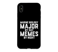 Carcasa para iPhone XS MAX Libro de Oceanografía de Biología Marina Major by Day Memes by Night
