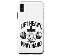 Carcasa para iPhone XS MAX Lift Heavy Pray Hard - Gimnasio de Entrenamiento Cristiano