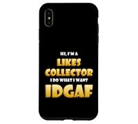 Carcasa para iPhone XS MAX Likes Collector Idgaf Meme Social Media Marketing Influencer