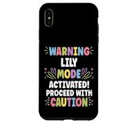 Carcasa para iPhone XS MAX Lily Personalized Name Funny Cute Custom Lily Name
