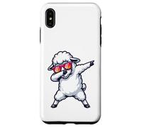 Carcasa para iPhone XS MAX Linda Oveja Blanca esponjosa con Gafas de Sol