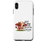 Carcasa para iPhone XS MAX Linda Vaca Mantener Fuera de mi Pasto