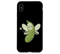 Carcasa para iPhone XS MAX Lindo Hada Madrina Edamame Bean Lover Kawaii Humor Vegano