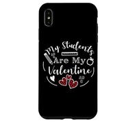 Carcasa para iPhone XS MAX Lindo Profesor, mis Alumnos me robaron el corazón, Amor, Cita de San Valentín