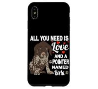 Carcasa para iPhone XS MAX Lindo Puntero Llamado Berta para alemán Puntero de Pelo Corto