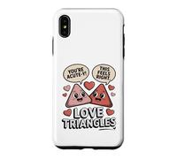 Carcasa para iPhone XS MAX Lindos triángulos de Amor matemáticas Eres Agudo Y