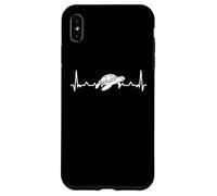 Carcasa para iPhone XS MAX Línea de electrocardiograma de Latido del corazón de Tortuga