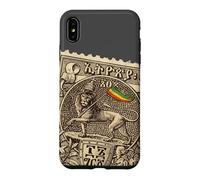 Carcasa para iPhone XS MAX Lion of Judah Vintage Ethiopia Art Selassie Rasta Reggae