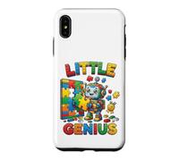 Carcasa para iPhone XS MAX Little Genius Robot Puzzle Builder, diseño Infantil