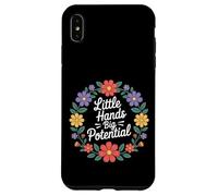 Carcasa para iPhone XS MAX Little Hands Big Potential Leader Kids Pride -