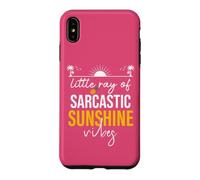 Carcasa para iPhone XS MAX Little Ray of Sarcastic Sunshine Hello Summer Vibes Beach