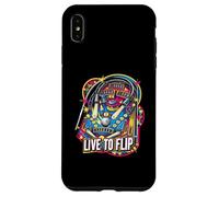 Carcasa para iPhone XS MAX Live To Flip Pinball Machine Retro Arcade Gamer