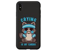 Carcasa para iPhone XS MAX Llorar es mi Mapache Cardiovascular