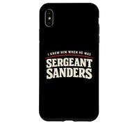 Carcasa para iPhone XS MAX Lo conocí Cuando era el Sargento Sanders Broma Divertida de Kentucky