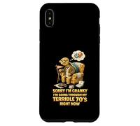 Carcasa para iPhone XS MAX Lo Siento, Estoy de Mal Humor, Estoy pasando por mis terribles 70 en Este Momento