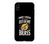 Carcasa para iPhone XS MAX Lo Siento, tooted salió de mi Juego de Palabras de latón Tuba