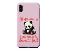 Carcasa para iPhone XS MAX Lo superaré Necesito ser dramático Primero - Lindo Panda Triste