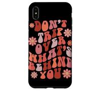 Carcasa para iPhone XS MAX Look Ahead Not Behind You Retro Groovy Cita
