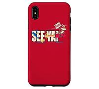Carcasa para iPhone XS MAX Looney Tunes Wile E. Coyote and Roadrunner See Ya