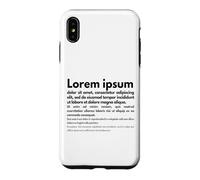 Carcasa para iPhone XS MAX Lorem Ipsum | Frases en latín, Diseño Gráfico, Edición de Textos