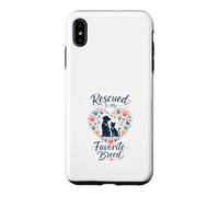 Carcasa para iPhone XS MAX Los Animales Rescatados Son Mis Favoritos Amante Perros