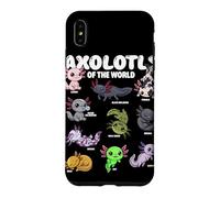 Carcasa para iPhone XS MAX Los axolotles del Mundo crían Lindos Axolotl Amantes de los Animales