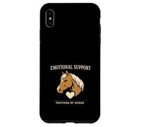 Carcasa para iPhone XS MAX Los Caballos de Terapia de Granero Son mi Terapia Emocional Escape de Caballos