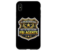 Carcasa para iPhone XS MAX Los Hombres fueron Creados Iguales, Solo los Mejores se convirtieron en Agentes del FBI