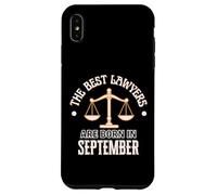 Carcasa para iPhone XS MAX Los Mejores Abogados Nacen en septiembre Regalo de cumpleaños