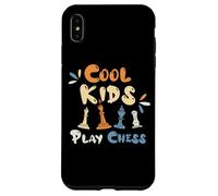 Carcasa para iPhone XS MAX Los niños geniales juegan al ajedrez para jóvenes Jaque Mate Jugadores de ajedre
