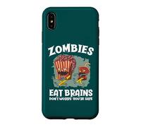 Carcasa para iPhone XS MAX Los Zom omen Cerebros no se preocupan sarcástico Zombie Halloween