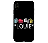 Carcasa para iPhone XS MAX Louie Nombre de Perro Personalizado Louie Pet Lover