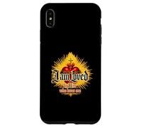 Carcasa para iPhone XS MAX Loved by Him Cita Cristiana Religiosa corazón Jesús Amor