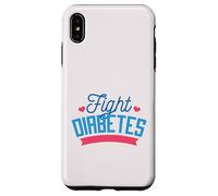 Carcasa para iPhone XS MAX Lucha LA Diabetes Concientización sobre la Diabetes Caminata Meme T1D T2D Meme