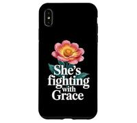 Carcasa para iPhone XS MAX Luchando con Gracia Guerrero Cáncer Inspirador
