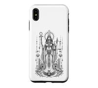 Carcasa para iPhone XS MAX Maat Pluma Verdad Antiguo Egipcio Equilibrio Mito Arte