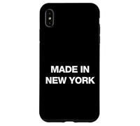 Carcasa para iPhone XS MAX Made in New York, Cool New York City Quotes Graphic