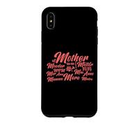 Carcasa para iPhone XS MAX Madre Mama Moeder Mãe En Idiomas Extranjeros Día de la Madre Mamá
