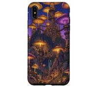 Carcasa para iPhone XS MAX Magical Mushroom Village Fantasía Fairycore World