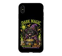 Carcasa para iPhone XS MAX Mago Carlino Negro Halloween Dark Magic Requires Snacks