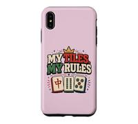 Carcasa para iPhone XS MAX Mahjong Funny My Tiles My Rules Juego